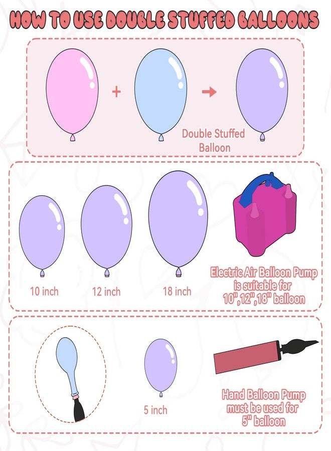 جانينوس طقم قوس بالونات بيضاء مزدوجة الحشو - بالونات بيضاء مزدوجة الحشو مع بالونات شفافة في الداخل، إكليل بالونات أبيض غير لامع بأحجام مختلفة 5 و12 و18 بوصة لحفلات الكشف عن جنس المولود وحفلات استقبال المولود وحفلات الزفاف - Image 2